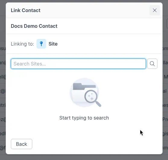Link Contact Search Sites